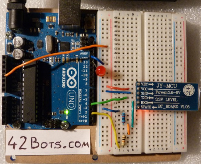 Connecting Arduino Uno And The Jy Mcu Bluetooth Module Using Softwareserial 42 Bots 1511