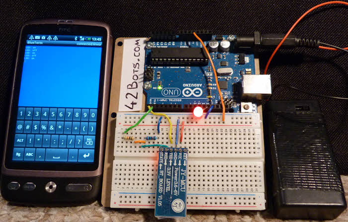 How to connect an Arduino Uno to an Android phone via Bluetooth