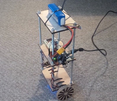 An Arduino self-balancing robot: working prototype