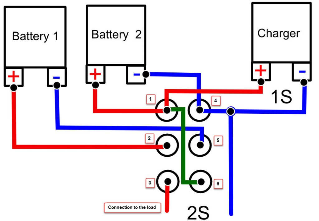 DTDT-Switch-2S-Battery-parallel-Charging-series-use